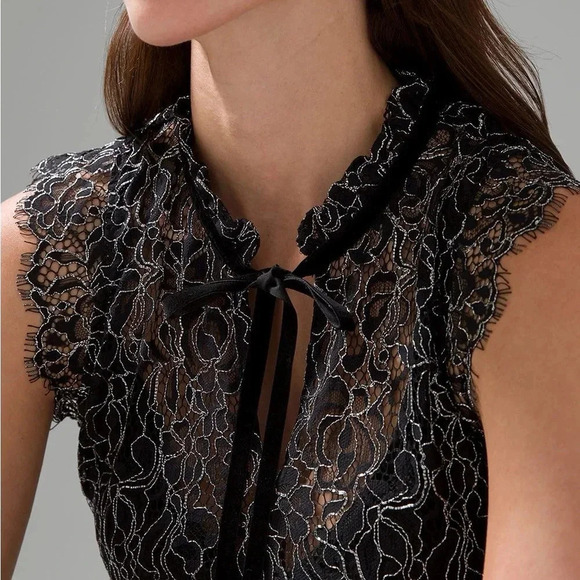 White House black market sleeveless high neck top - Picture 8 of 10